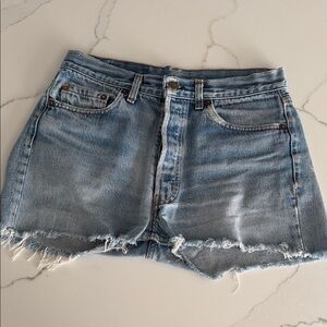 Levi's Vintage Medium Wash Jean Shorts